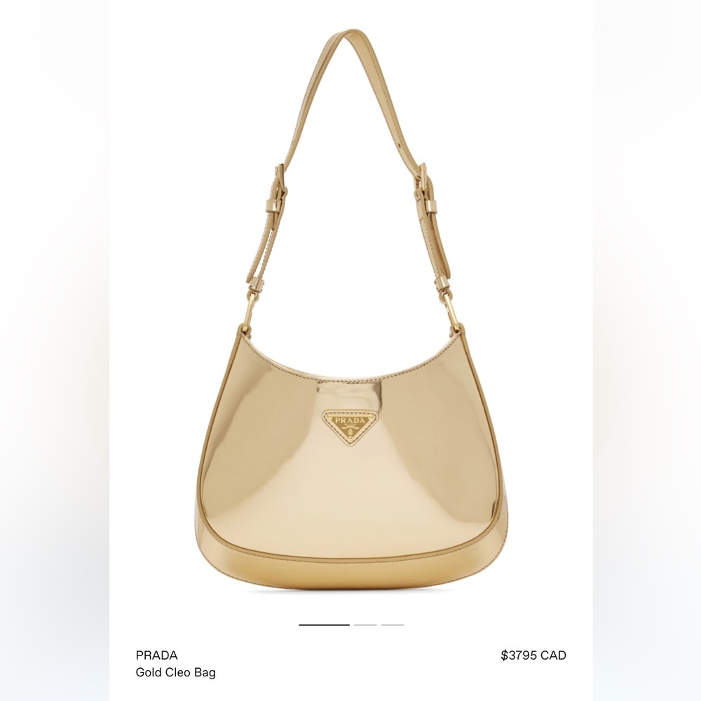 PRADA
Gold Cleo Bag
$3795 CAD
